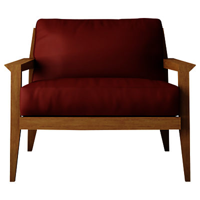 Case Stanley Leather Armchair Red